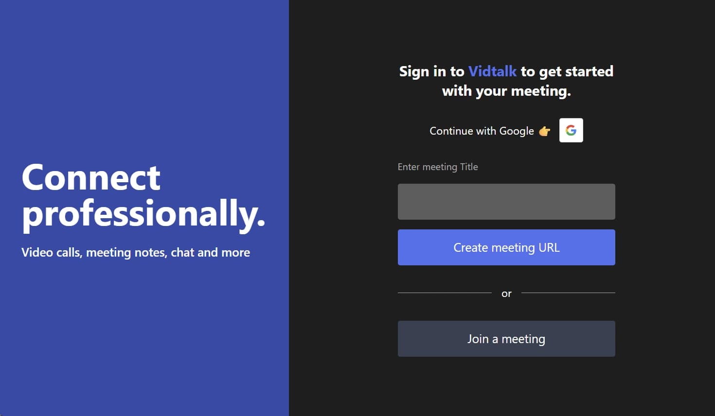 Screenshot of Vidtalk – Video Conferencing App